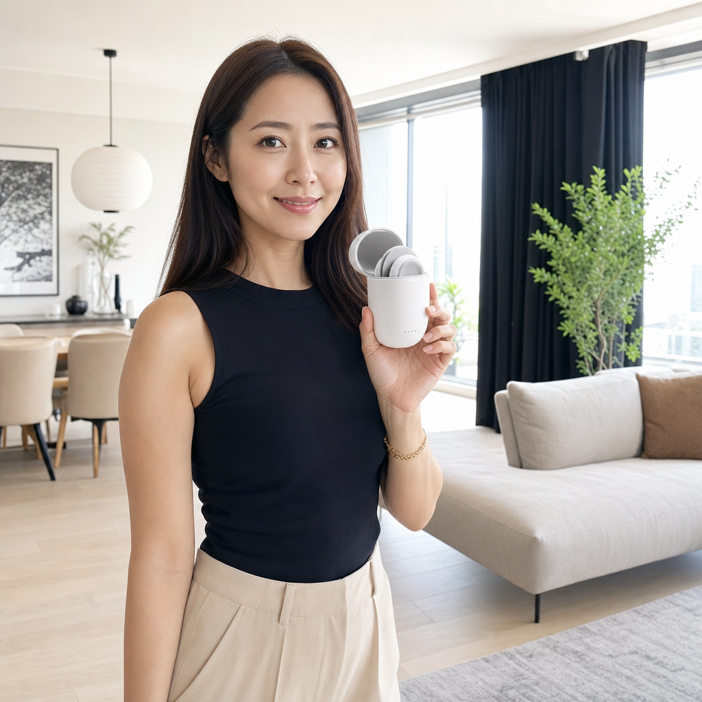 TEORAを持つ女性